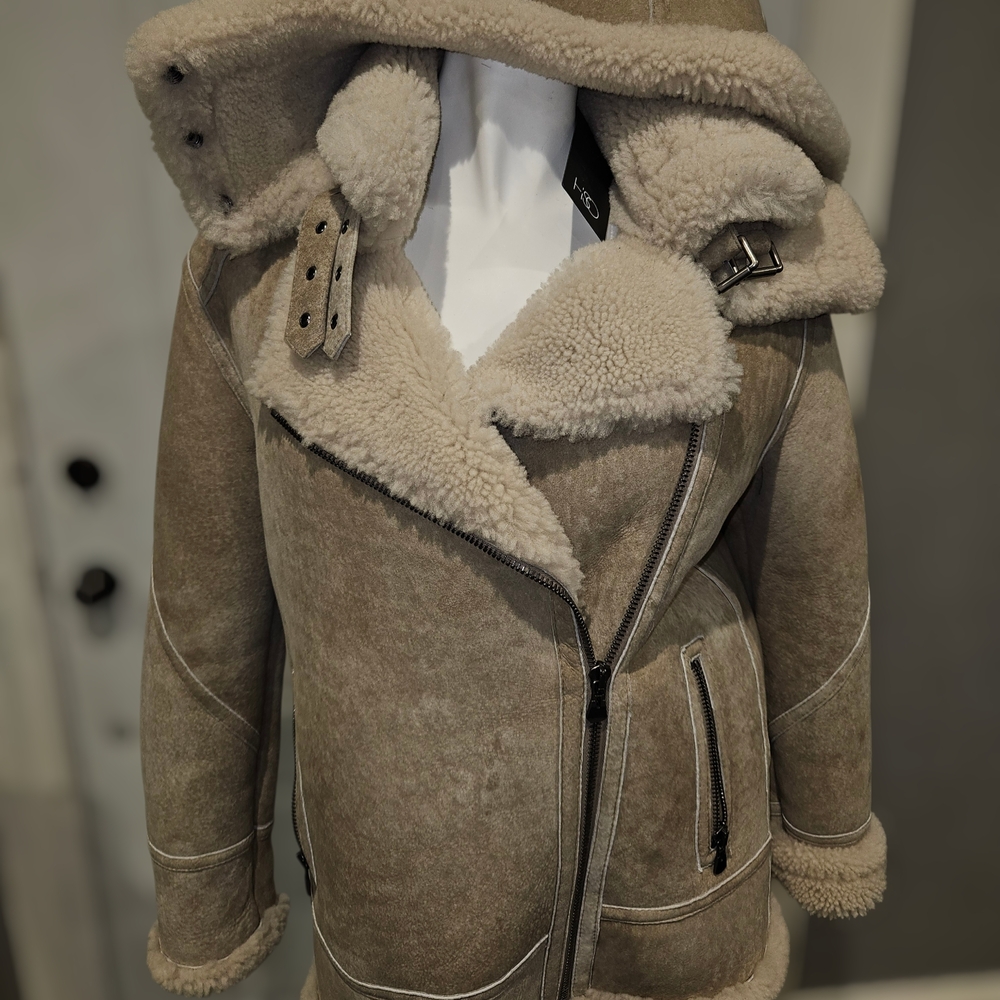 HISO MARTINA SHEARLING MOTO